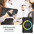 thumbnail image 5 of SaniMore for Lenovo Tab M10 Plus 3rd Gen 10.6" 2022 (TB-125F/TB-128F) Case, 3 Layers Multi-Functional Cover with Pencil Holder Shoulder & Hand Strap Kickstand Shockproof Protective Shell, Black, 5 of 7