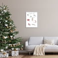 thumbnail image 2 of Stupell Indtries Christmas Fun Illtrated Item List Festive Holiday Traditions,24 x 30,Design by Lucille Price, 2 of 5