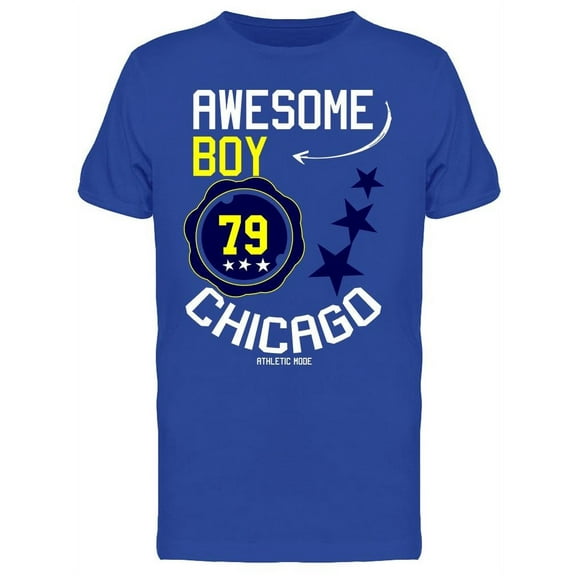 Chicago Awesome Boy 79 T-Shirt Men -Image by Shutterstock, Male Small