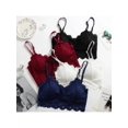 thumbnail image 6 of Womens V-Neck Comfort Push up Seamless Pullover Lace Back Wireless Bra, 6 of 9