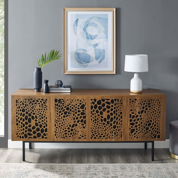 Modway Yosemite 73" TV Stand in Walnut