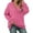 Red, variant on EDFBUYKRS Female Long Sleeve Sweatshirt Fisoew Womens Striped Oversized Sweatshirt Casual Crewneck Long Sleeve Shirts Fall Loose Pullover Tops Size S