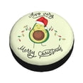 thumbnail image 3 of Easygdp Avocado Merry Christmas Wheel Sun Guard, Spare Tire Cover,Universal Trailer Suv Truck Camper Travel,Easy To Install And Remove -15 Inch, 3 of 9
