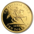 thumbnail image 2 of 1857/0 $10 49er Horseman .943 Fine Cal Gold PCGS, 2 of 3