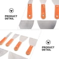 thumbnail image 3 of 6 Pcs Steel Putty Cutter Polished Scraper Practical Portable Blades Trowel Tool, 3 of 5