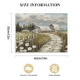 thumbnail image 3 of ARISTURING Farmhouse Old Barn Wall Art: Barn Painting Barn and White Flowers Wall Decor Rustic Wall Decor Farmhouse Canvas Art for Livingroom Kitchen Decorations Framed Ready To Hang, 3 of 6