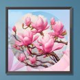 thumbnail image 1 of Cuadros Decorativos 5D bricolaje ronda completa taladro diamante pintura Magnolia Kit decoración del hogar (A7391) Wdftyju embutido en tela, 1 of 7