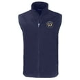 thumbnail image 2 of Men's Cutter & Buck Navy Philadelphia Union Big & Tall Charter Eco Recycled Full-Zip Vest, 2 of 3