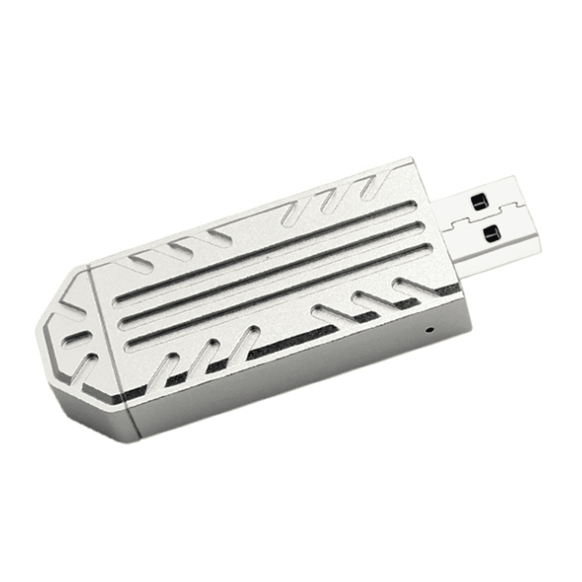 2X M.2 NVME SSD Case External Enclosure USB 3.2 Gen2 10Gbps Type-A + Type-C M2 NVME Adapter Box Supports 2230,2 x M.2 NVME SSD Case 2 x screwdriver 2 x heat sink,Silver