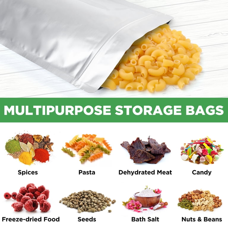 LotFancy Mylar Bags for Food Storage, 40 Count Gallon photo 3