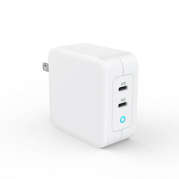 100W USB C Charger GAN Foldable Fast Charger for MacBook Pro/Air, iPad Pro, iPhone 13/12/11, Galaxy/Note, Pixel and More