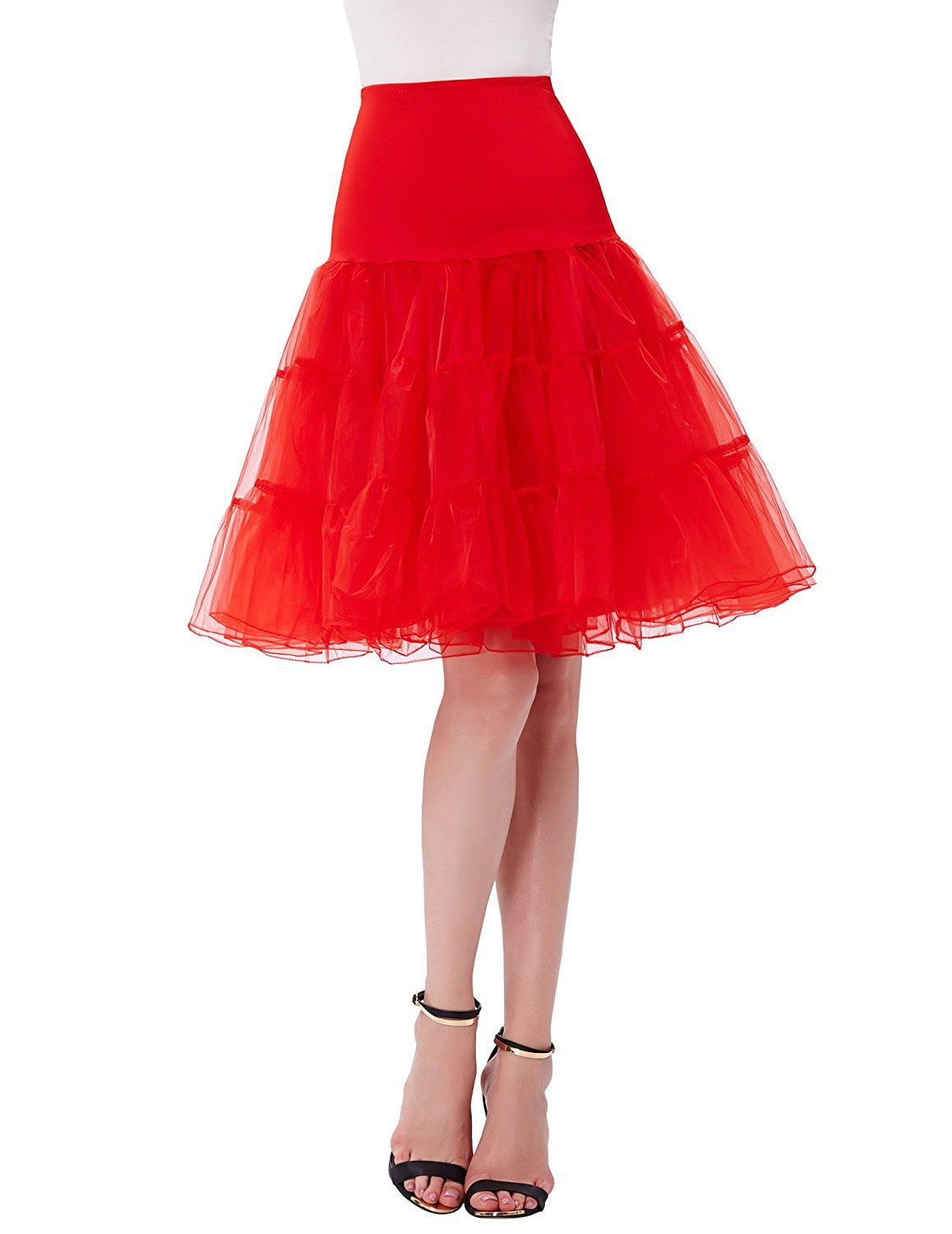 Women's 50s Petticoat Vintage Rockabilly Tutu Crinoline Underskirts 26" Length | Walmart Canada