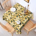 thumbnail image 2 of Floral Square Tablecloth 52x52in(132x132cm) – Waterproof Polyester Printed Table Cover, Wrinkle Resistant & Washable for Kitchen Dining Picnic Party Decor, Thanksgiving,Christmas, Spring,Flower, 2 of 6