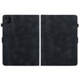 thumbnail image 2 of FJLBDE Case for Itel Pad 1 10.1 inch, Embossed Flower PU Leather Flip Wallet Folio Stand Cases Cover, Black, 2 of 7