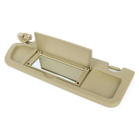 CCIYU Tan Beige Windshield Sun Visor Mirror Left Driver Side 83280-SNA-A01ZB Replacement fit for 2006-2010 for Honda Civic Sun Visor Assembly