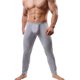 thumbnail image 1 of ALSLIAO - Mallas de compresión de seda fina para hombre, pantalones largos, ropa interior, color gris, talla 2XL, 1 of 8