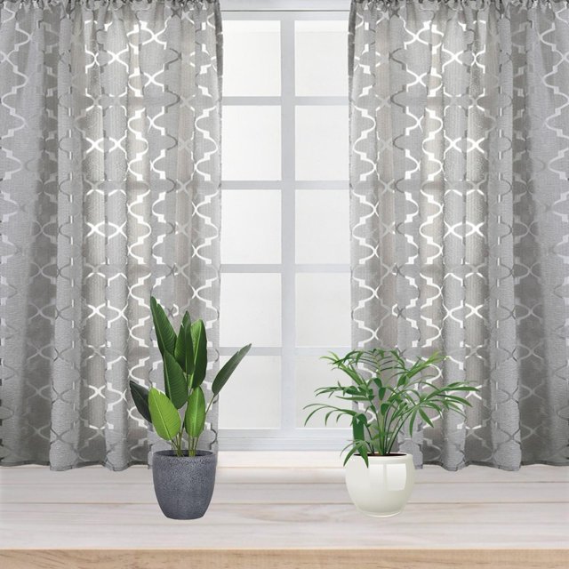 Paneles De Cortina De Ventana Para Oscurecer La Habitación Cortina De Ventana De Poliéster Cortinas De Dormitorio Para Oscurecer Cortina De Ventana Para Sala De Estar, ANGGREK Descripción de la referencia