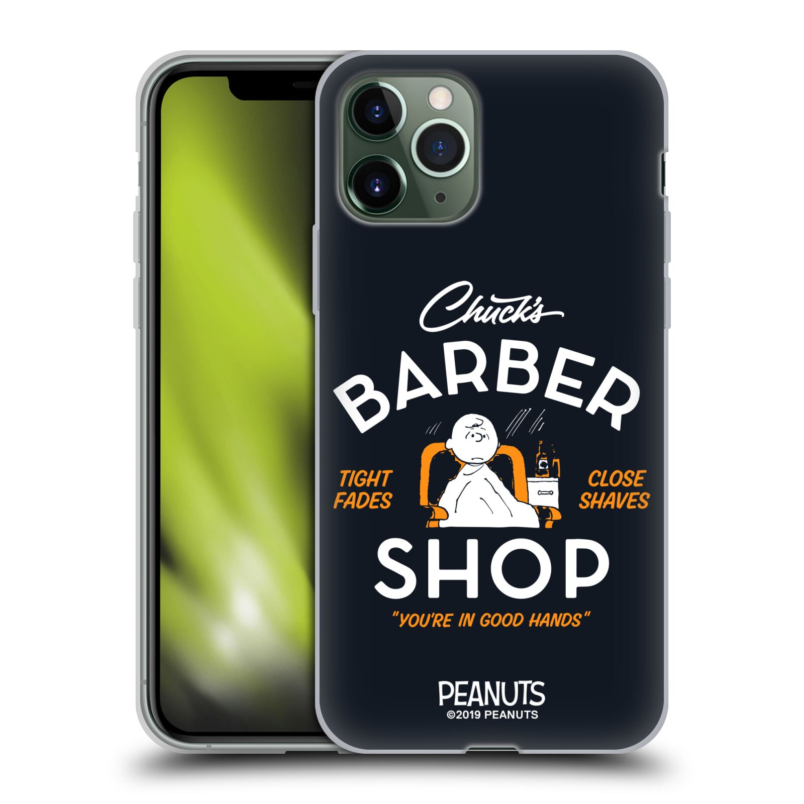 Head Case Designs Officially Licensed Peanuts Chuck's Barber Shop Charlie Brown Soft Gel Case