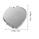 thumbnail image 2 of Portable Heart Shape Makeup Mirror Compact Mirror for Makeup Use, 2 of 4