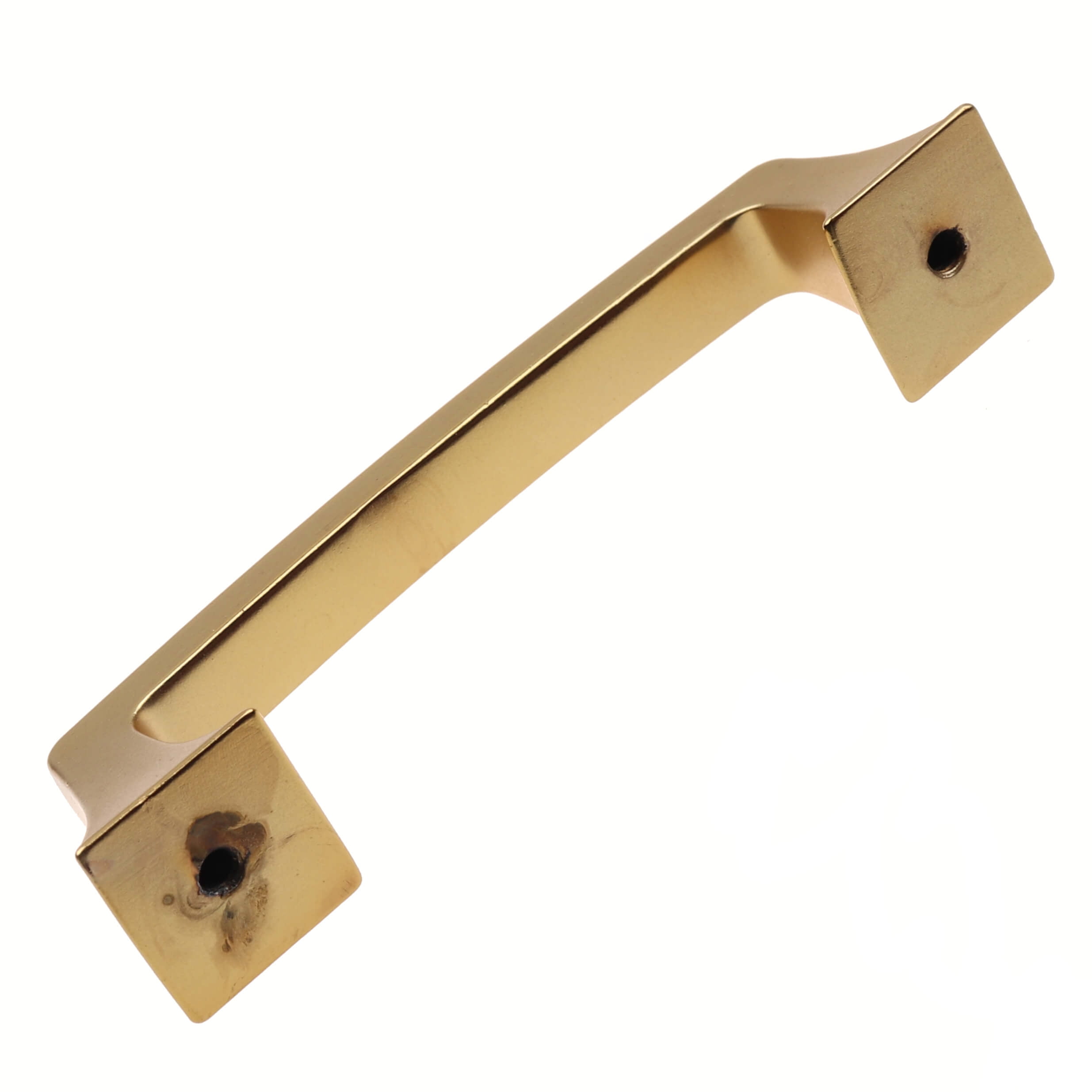 GlideRite 3 in. Center Classic Base Pull Cabinet Hardware Handles, Brass Gold, Pack of 25