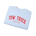 thumbnail image 3 of Tow Truck Driver Sweatshirt Gifts Crew Neck Shirt Long Sleeve Unisex, 3 of 5