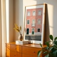 thumbnail image 2 of Pink House, Lisbon - Lisbon Portugal Photography Oak Framed Wall Art Print 24 x 36 inches, 2 of 59