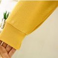 thumbnail image 6 of FRSASU Velvet Tops for Women Dressy Plus Size Long Sleeve Solid Color Warm V Neck Pullover Loose Tops Yellow, 6 of 9