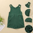 thumbnail image 2 of Fjofpr Baby Girl Clothes 12 Months Clearance Baby Girl Clothes Clearance Baby Boy Clothes Toddler Kid Baby Boys And Girls Summer Soild Sleeveless Jumpsuit Romper Clothes (0-24M), 2 of 4