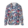 thumbnail image 1 of Fotbe cool rock Skull Chaqueta con Protección Solar UPF 50+ para Hombre y Mujer, Camisa con Capucha y Bolsillos-Medium, 1 of 7