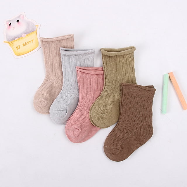 ITFABS Loose Mouth Curled Cute Children?s Socks Spring and Summer Vertical