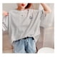 thumbnail image 5 of Ropa para padres e hijos a rayas para perros y adultos, camiseta, chaleco bonito para mascotas, ropa de verano de manga corta para perros pequeños, niños y niñas-2 piezas ER, 5 of 5