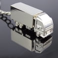 thumbnail image 2 of Truck Keyring Metal Keychain Cool Car Keyring Handbag Purse Pendant Decoration Creative Gift Keyfob (Silver), 2 of 8