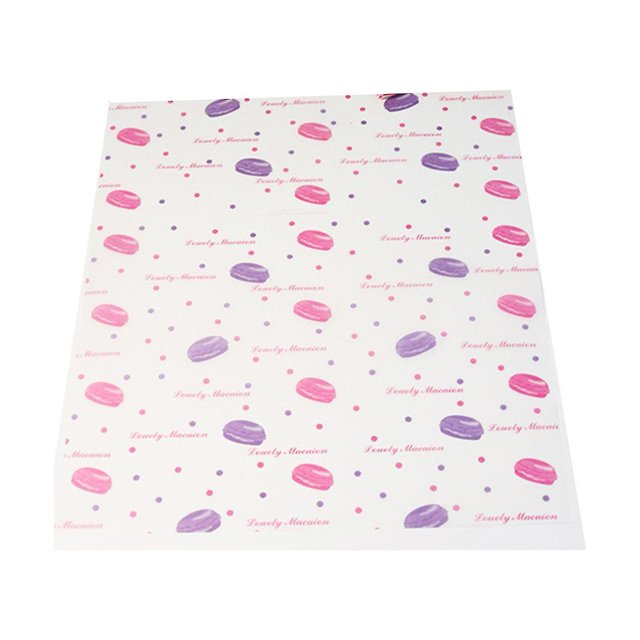 100 Uds papel de envolver engrosamiento impermeable patrones lindos hamburguesa comida Picnic tejido para cocina