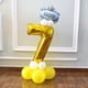 thumbnail image 3 of Piezas De 16 Dígitos Numéricos Baby Boy Ballons Cumpleaños Para Niños Baby Shower Decor 32 " Soledad Globo de números 0 a 9 Set, 3 of 6