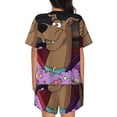 thumbnail image 5 of Sigee Scooby-Doo X for Sleepwear Casual Pjs with Pockets Women's Pajamas Sets Shorts 2 Piece Short Sleeve Lounge Sets X-Large, 5 of 7