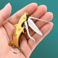 thumbnail image 4 of Bottle Opening Tool 304 Stainless Steel Picnic Multifunctional Gold Multicolor Silver Camping Portable Dolphin Toothpick, 4 of 4