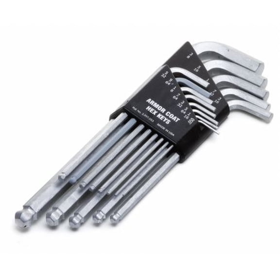 ARMOR COAT UST260074 13 Piece SAE L-Shape Hex Key Set, UST260074