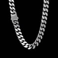 thumbnail image 5 of This Italian-made, stylish necklace is suitable for both men and women, comfortable to wear and available in multiple sizes, perfect for everyday wear and layering with a variety of outfits., 5 of 5