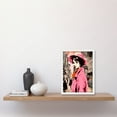 thumbnail image 2 of Retro Aesthetic Vintage Fashion Woman in Street Artwork Framed Wall Art Print A4, 2 of 4
