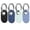 Black/Deep Blue/Light Blue/Pastel Green, variant on YUNOVA 4 Pack Galaxy SmartTag2 Silicone Protective Case with Key Ring for Samsung Galaxy SmartTag2 - Ideal for Keys, Wallet, Luggage & Pets