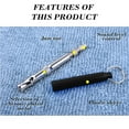 thumbnail image 5 of KQJQS Adjustable Frequency Dog Training Whistle, Stainless Steel Silent Whistle to Stop Barking, Suitable for All Dog Breeds, Includes Hook Rope, 5 of 6