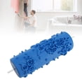 thumbnail image 1 of Pattern Paint Roller, 5 Inch Practical Washable Beautiful Pattern Paint Roller Rubber Reusable Versatile Decorative Art Texture Roller for Wall Door Cabinet, 1 of 7