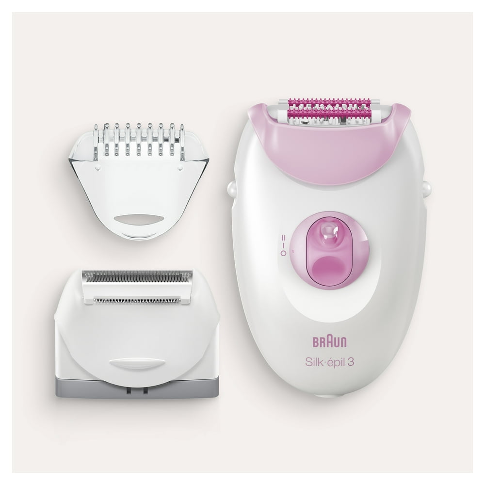 Braun Epilator Silkepil 3270 with Bikini Trimmer and 3 Extras