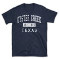thumbnail image 1 of Oyster Creek Texas Classic Established Men's Cotton T-Shirt, 1 of 1