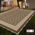 thumbnail image 1 of Alfombra exterior Pafolo, 152 x 243 cm, impermeable, plegable, con luces LED, 1 of 9