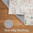 thumbnail image 4 of Small Area Rug 2x3 Machine Washable RugEntryway Rug Vintage Indoor Floor Cover CarpetLightweight Thin Rug for Home Decor, 2' x 3', 4 of 9