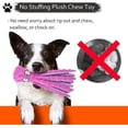 thumbnail image 3 of Squeaky Dog Interactive Play Toy,No Stuffing Octopus Dog Chew Toy with Crinkle Paper for Medium and Large Dog Playing (Green), 3 of 5