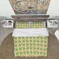 thumbnail image 2 of Designart 'Pineapple Heads with Geometrical Body' Food & Beverage Duvet Cover Set, 2 of 4