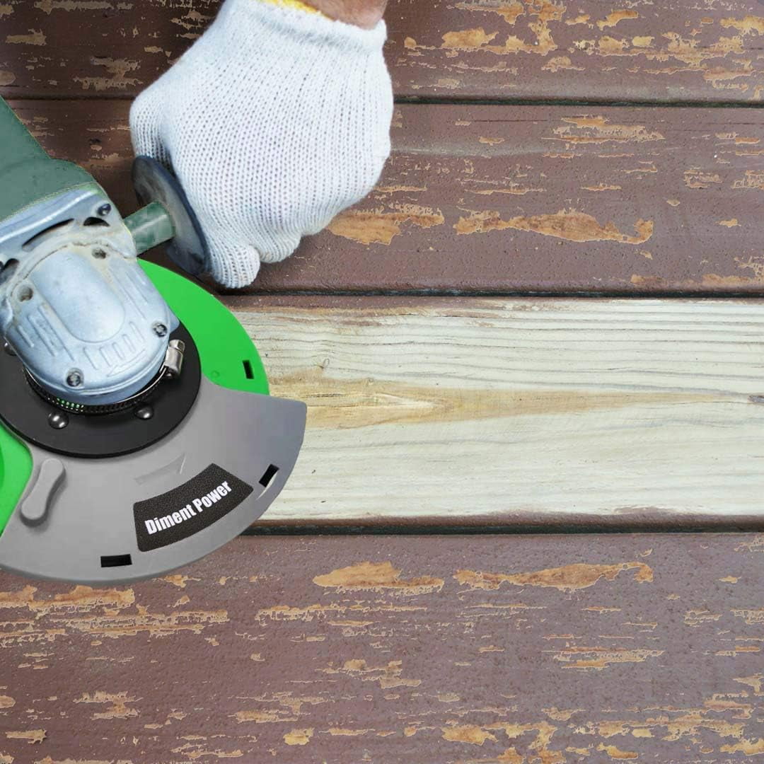 Diment Power Universal Surface Grinding Dust Shroud for Angle Grinder 7- inch. Collect Grinding Dust-Wood,Stone,Cement,Marble,Rock,Granite,Concrete