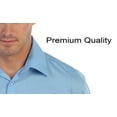 thumbnail image 4 of Gioberti Men's Long Sleeve Solid Dress Shirt, 4 of 5